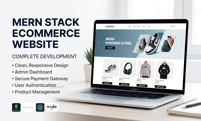 build a mern ecommerce website with admin dashboard