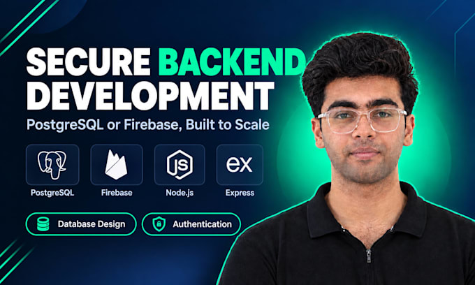 build a nodejs backend API with postgresql or firebase