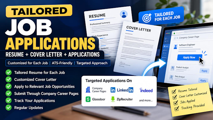 tailor your resume for each job and submit targeted applications