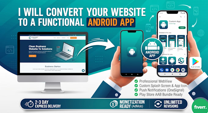 convert your websites to android apps