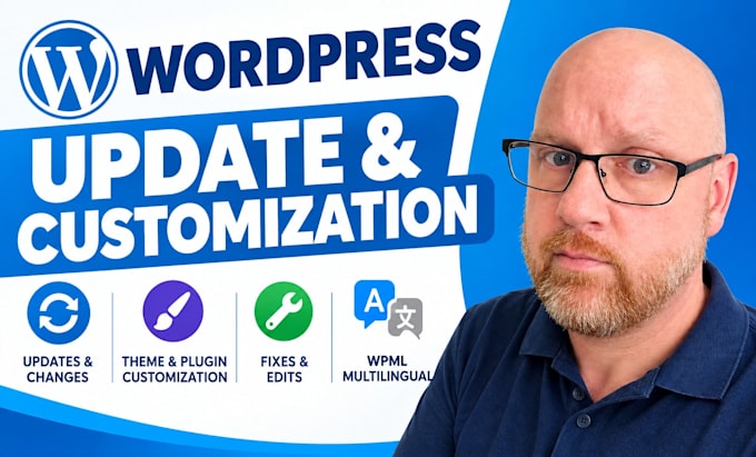 update wordpress website, wordpress customization, fix wordpress changes, wpml