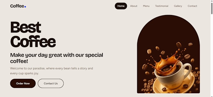 build a modern responsive frontend website