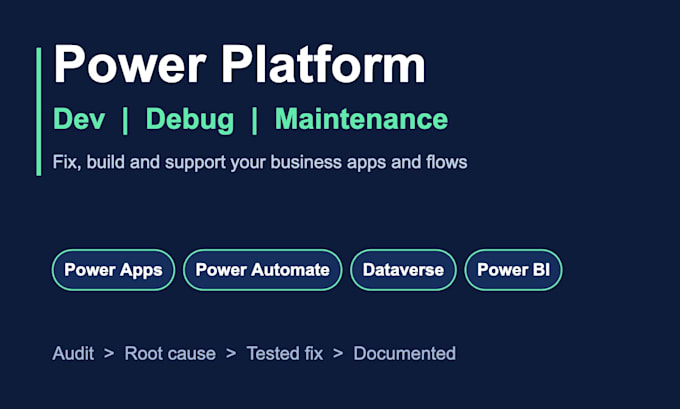 develop, debug your microsoft power platform apps