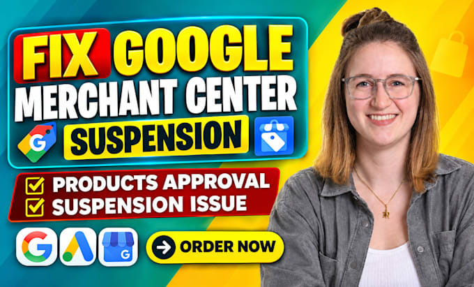 fix google marchant center suspension and marchant center misrepresentation