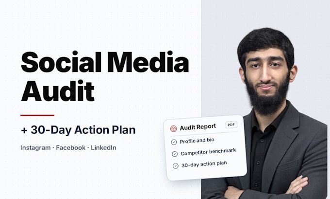 do a social media audit with an action plan