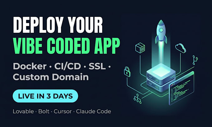 deploy your vibe coded app with docker, ci cd and ssl