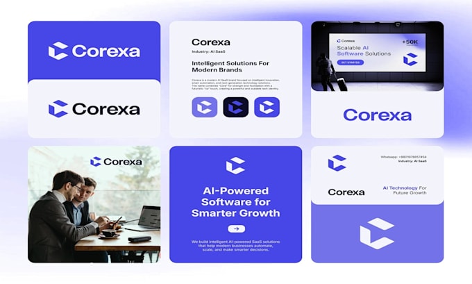 design complete brand identity and corporate branding package