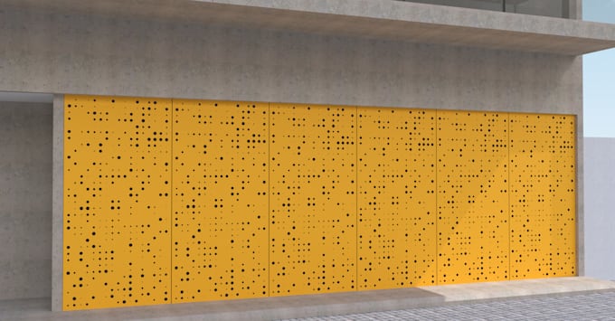 create custom decorative facade panels for laser cnc cutting