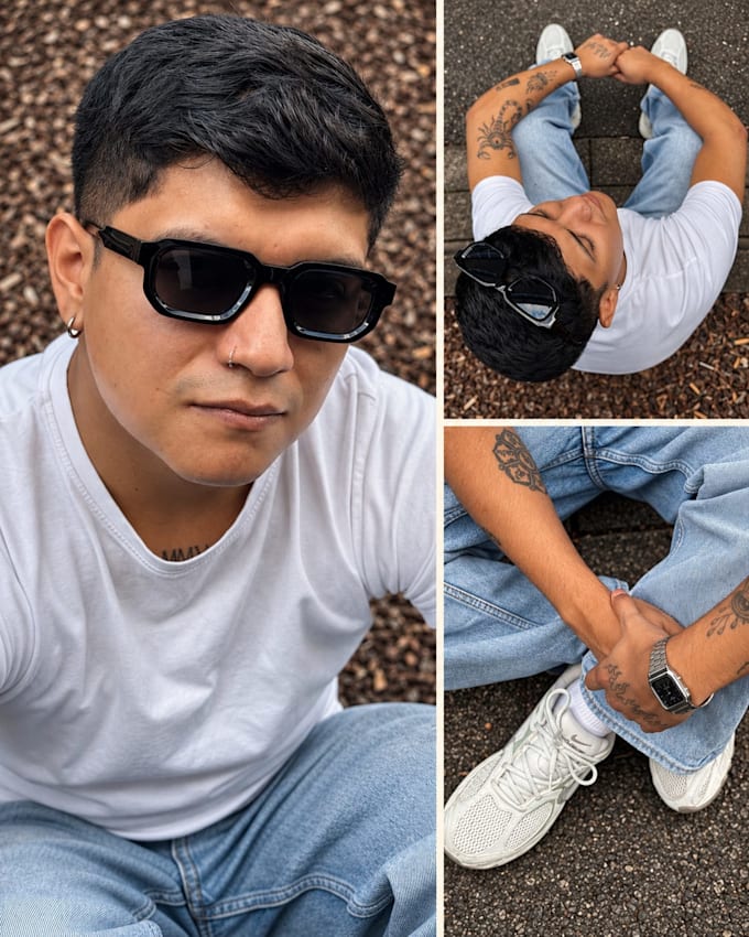 create unique male ugc in spanish