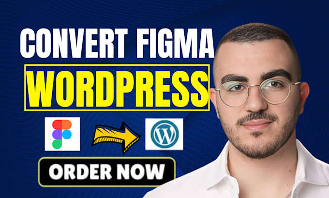 convert figma to wordpress business website with responsive pixel perfect design