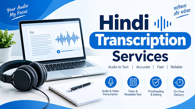 do professional hindi audio transcription and proofreading