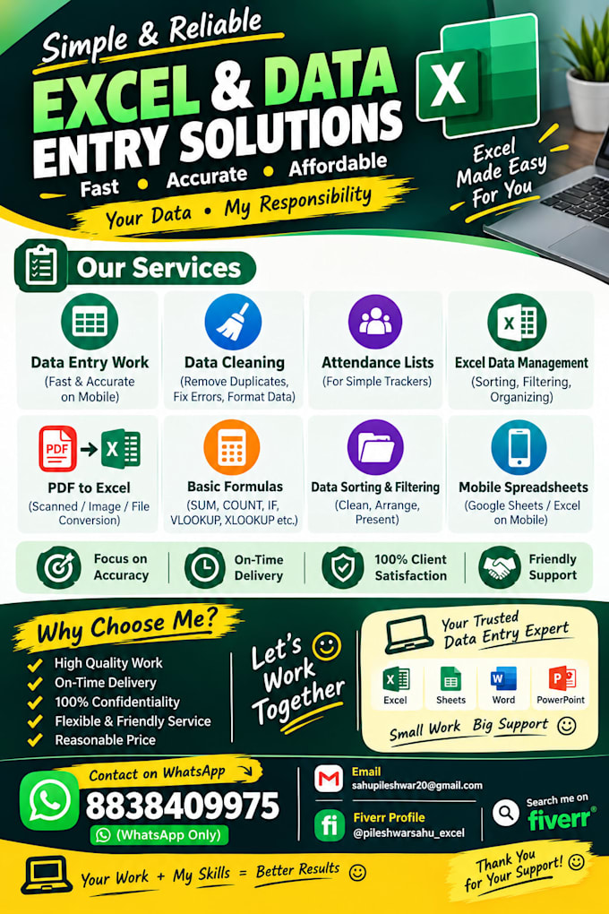 data entry, cleaning and formatting  sorting and filtering
