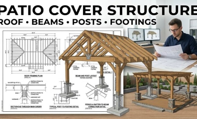 design patio cover structuredesignandstructural calculations