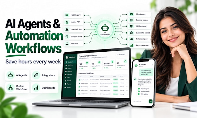 build ai agents, automation workflows and custom dashboards