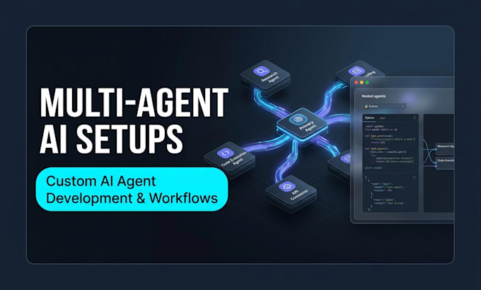 build custom multi agent ai setup and ai agent development automation workflow