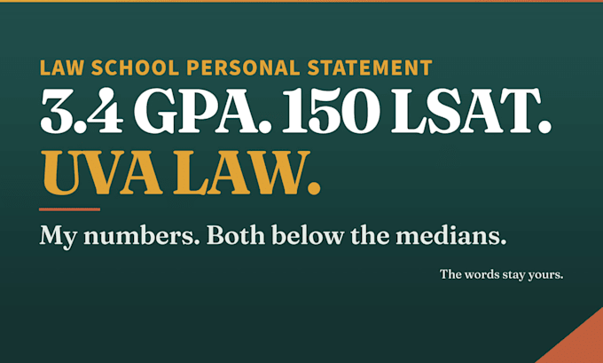 proofread and edit your law school or grad school personal statement