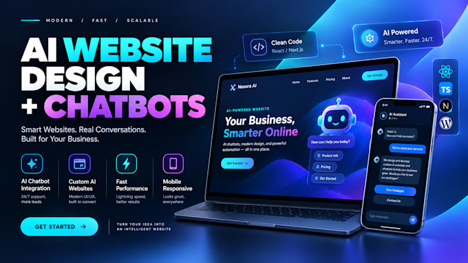 build custom ai websites and web apps