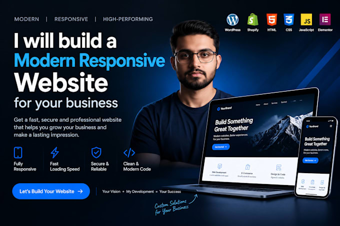 design a modern responsive wordpress website