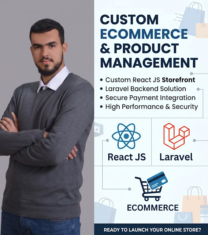 build a high performance ecommerce website with laravel and react