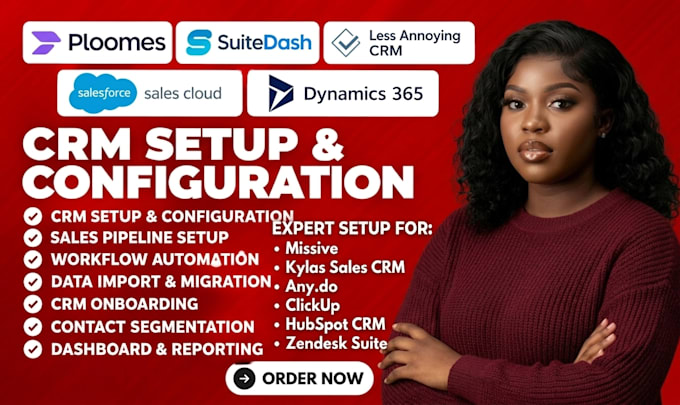 setup missive, kylas sales crm, any dot do, clickup, hubspot crm, zendesk suite