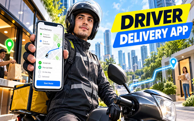 build on demand service app for android and ios like uber delivery