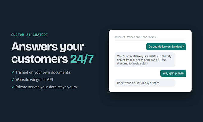 build a custom ai chatbot trained on your business documents