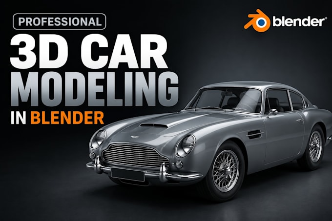 create realistic 3d car modeling, car body kit, 3d vehicle design, car render