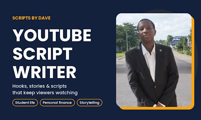 write custom youtube scripts and hooks for you