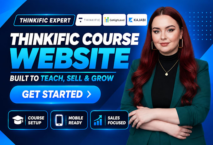 setup thinkific course website, thinkific online videos course, thinkific lms