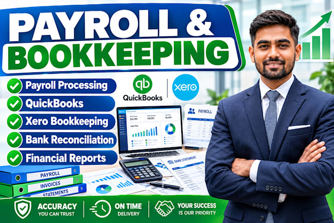 do payroll processing bookkeeping quickbooks and xero bookkeeping