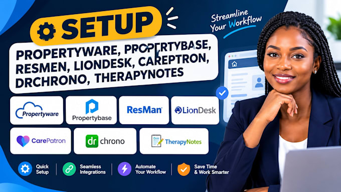 setup propertyware propertybase resmen liondesk careptron drchrono therapynotes