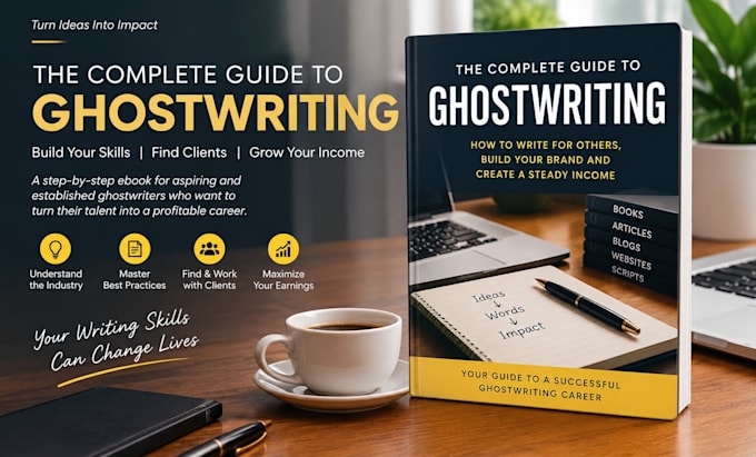 ghostwrite a complete engaging fiction ebook or novel