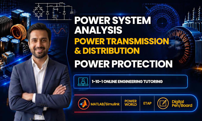 tutor power system analysis transmission distribution and protection