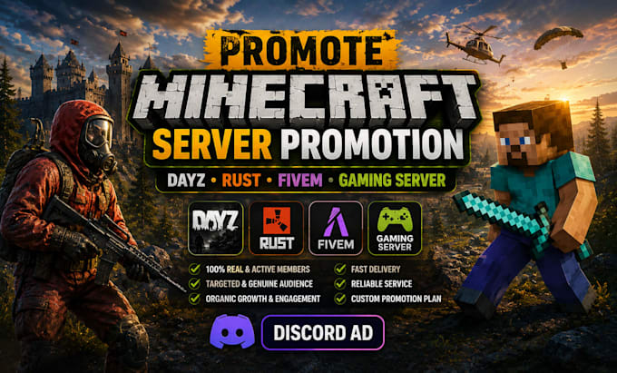 minecraft server promotion, minecraft server promotion active server advertise