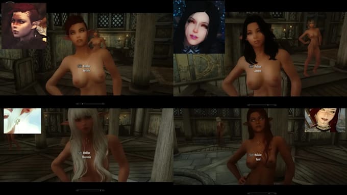 design custom skyrim character creation, armor sets and weapons for se ae