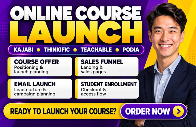 launch your online course with a sales funnel and enrollment system