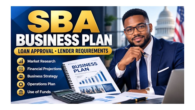 write an sba business plan for loan approval and lender requirements