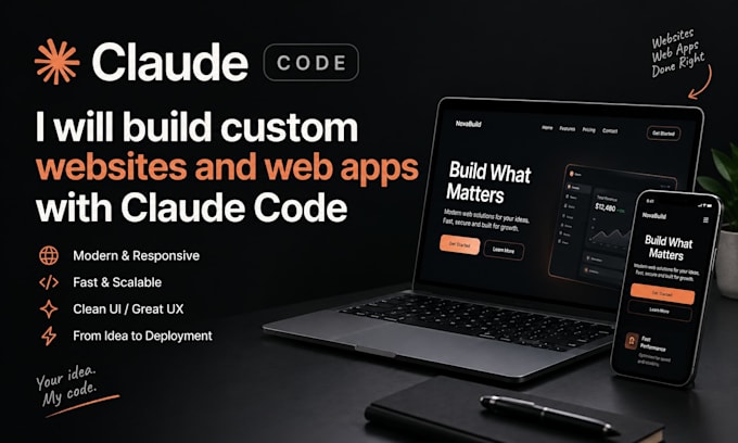 build custom websites and web apps with claude code