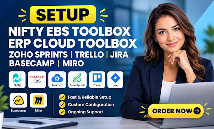 setup nifty ebs toolbox erp cloud toolbox zoho sprints trello jira basecamp miro