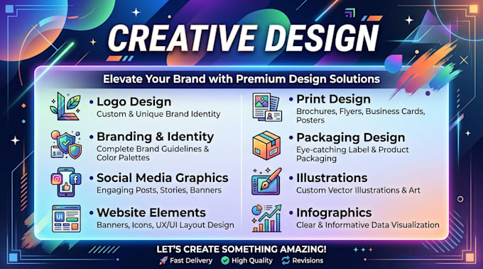 do a good and creative design