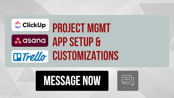 build clickup, asana or trello workflows, automations and CRM integration