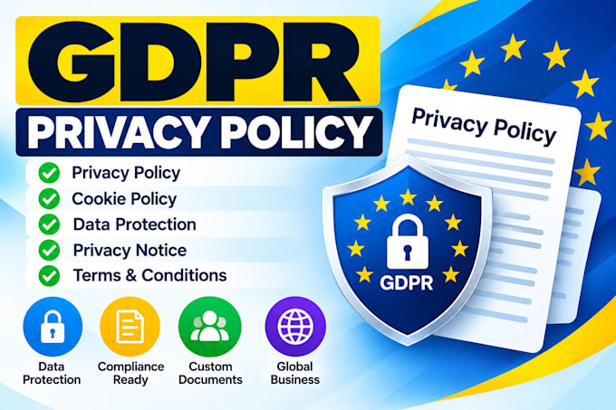 write gdpr privacy policy data protection website privacy policy gdrp compliance