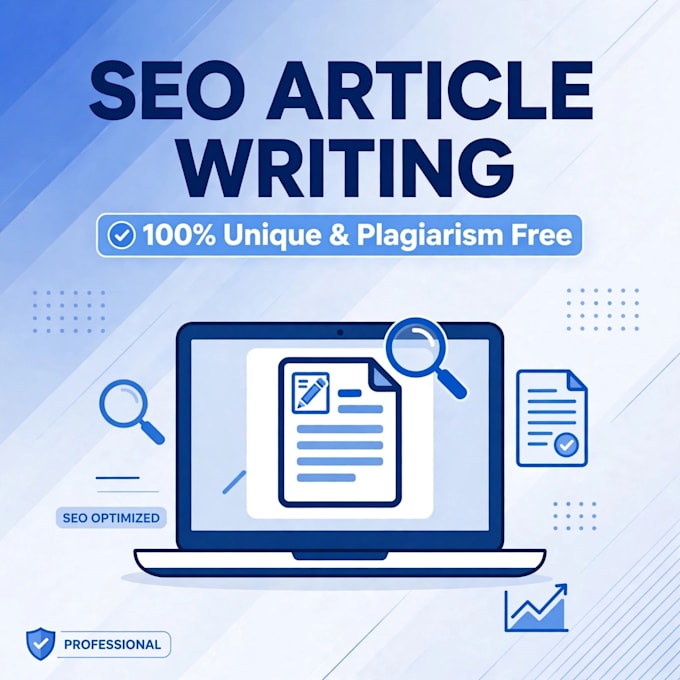 write seo optimized high quality articles  and blog posts