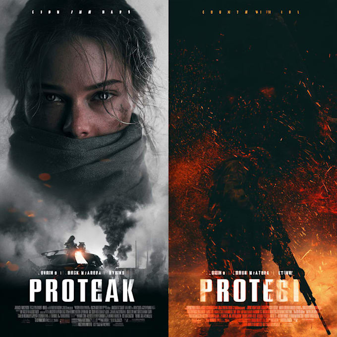 design a professional movie poster