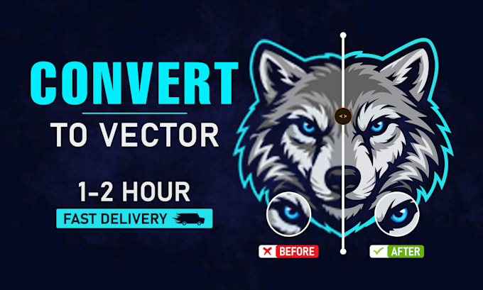 convert vector, redesign, redraw, recreate and edit logo