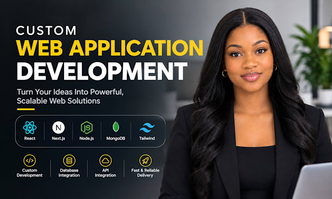 develop custom web applications as a full stack developer