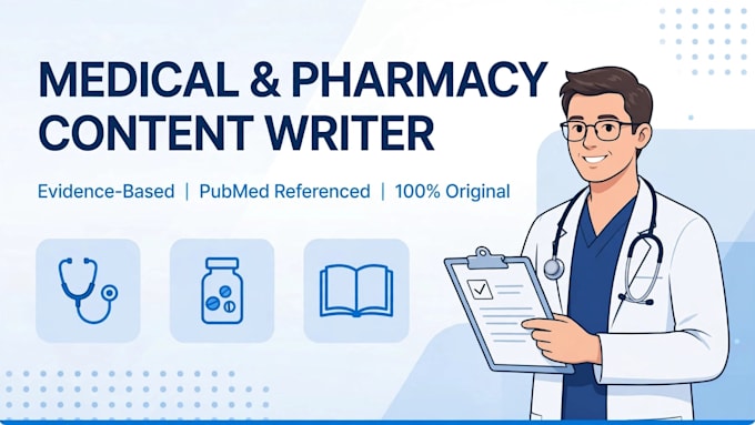 write seo medical pharmacy healthcare articles