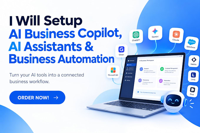 setup glean microsoft 365 salesforce gemini chatgpt sierra claude hebbia lindy