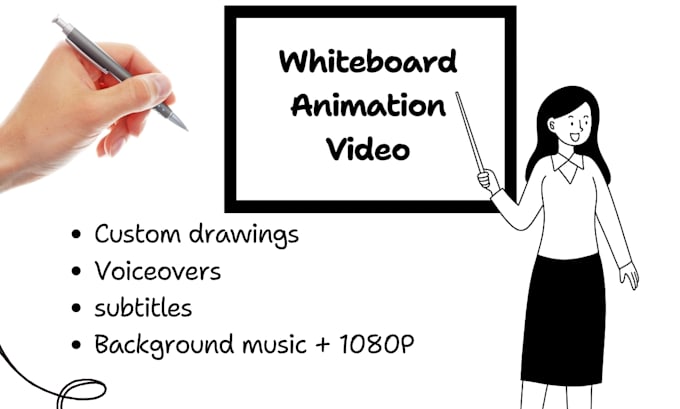 create a stunning whiteboard animated explainer video