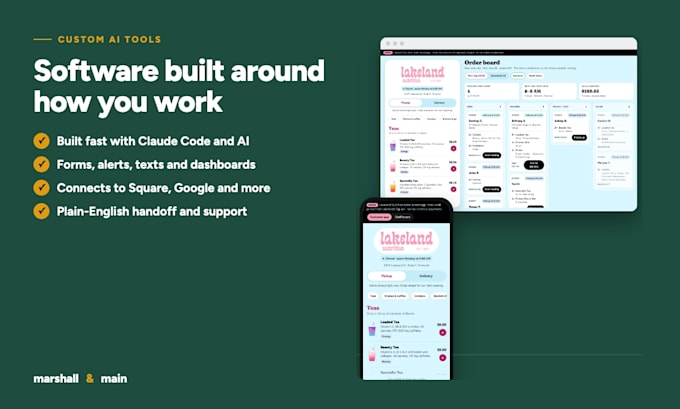 build a custom ai tool or web app for your small business